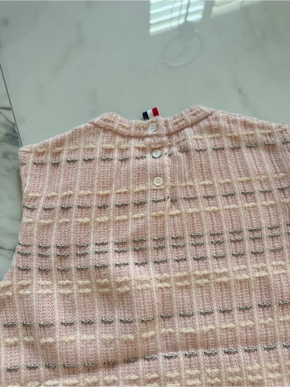 Women's Pink Knit Two-Piece skirt Set